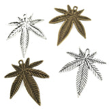 20Pcs Maple Leaf Pendant Antique Bronze Charms DIY Jewelry Accessorie