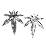 20Pcs Maple Leaf Pendant Antique Bronze Charms DIY Jewelry Accessorie
