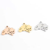 20Pcs Mirror Stainless Steel Cloud Pendant Charms 18*15mm