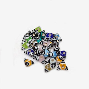 20Pcs Mixed Batch Ancient Firing Dragonfly Eye Glass Beads
