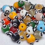 20Pcs Mixed Batch Ancient Firing Dragonfly Eye Glass Beads