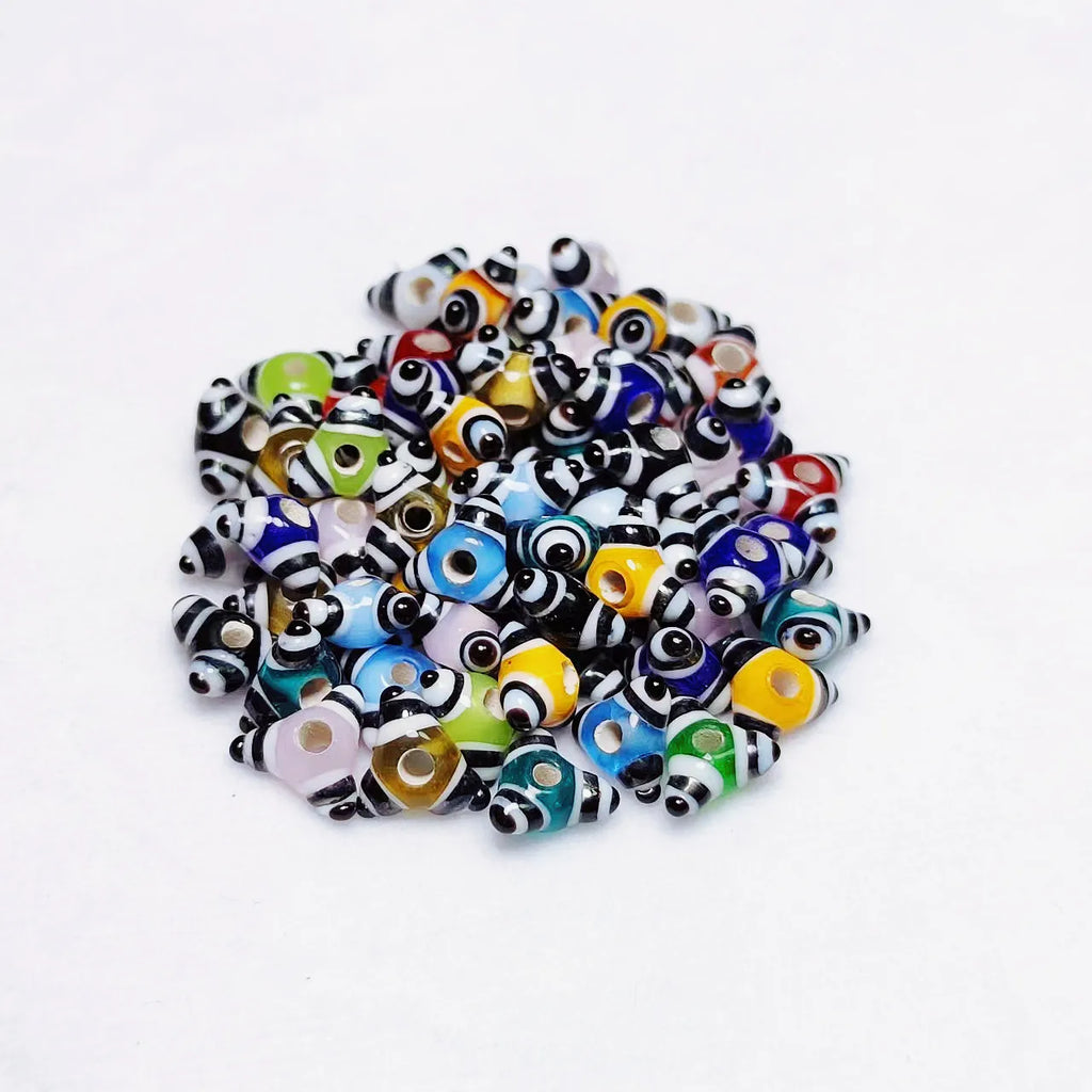 20Pcs Mixed Batch Ancient Firing Dragonfly Eye Glass Beads
