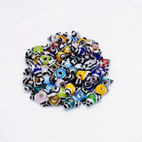 20Pcs Mixed Batch Ancient Firing Dragonfly Eye Glass Beads