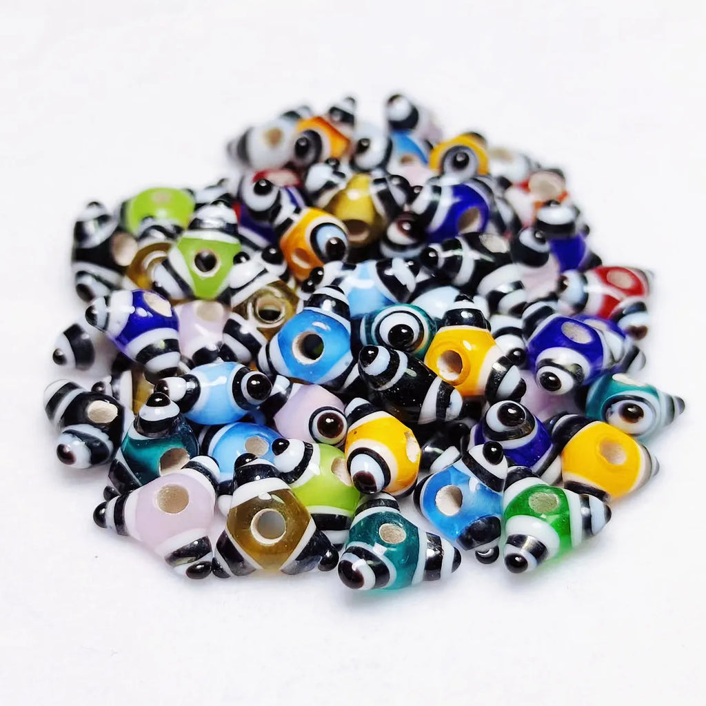 20Pcs Mixed Batch Ancient Firing Dragonfly Eye Glass Beads
