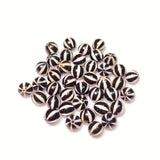 20Pcs Natural Agate Stone 10mm Round Black/White Melon Pattern Beads