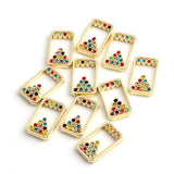 20Pcs Rectangle Floating Locket Charms for Memory Lockets
