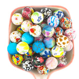 20Pcs Silicone Beads 15mm Leopard Print Round Beads DIY Jewelry Making Accessori