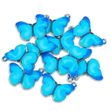 20Pcs Silver Butterfly Charm for Pendant Necklace DIY Jewelry Making