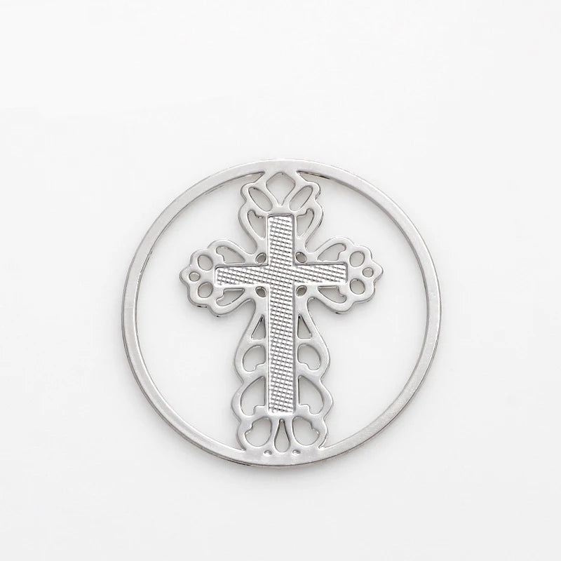 20Pcs Silver Mixed 22mm Floating Plate Charms for 30mm Glass Living Locket