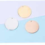 20Pcs Stainless Steel Round Stamping Blanks for DIY Jewelry Necklace