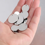 20Pcs Stainless Steel Round Stamping Blanks for DIY Jewelry Necklace