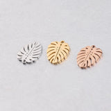 20Pcs Stainless Steel Tree Leaf Charms for DIY Jewelry Making 17mm*13mm