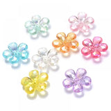 20Pcs/Lot Acrylic Flower Beads 23mm Spacer Loose Beads for Jewelry Making