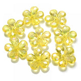 20Pcs/Lot Acrylic Flower Beads 23mm Spacer Loose Beads for Jewelry Making