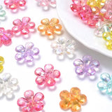 20Pcs/Lot Acrylic Flower Beads 23mm Spacer Loose Beads for Jewelry Making