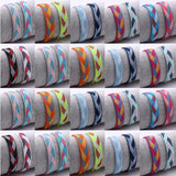 20Pcs Bohemian Woven Bracelet Retro Friendship Ethnic Colorful Jewelry