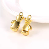 Vintage Boxing Glove Charm Sports Charms for Jewelry Making