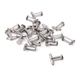 20Pcs Men's 8mm Flat Round Blank Cuff Links Cufflinks
