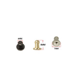 20Pcs Monk Head Rivets Spikes 4-10mm