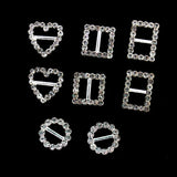 20Pcs Rhinestone Metal Buckles for Bikini Bra DIY Decoration