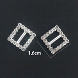 20Pcs Rhinestone Metal Buckles for Bikini Bra DIY Decoration