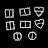 20Pcs Rhinestone Metal Buckles for Bikini Bra DIY Decoration