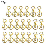 20Pcs Swivel Lobster Clasps Keychain DIY Jewelry Making Supplies
