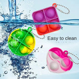20Pcs Mini Pop Keychain Fidget Toys Bulk for Kids Party Favors
