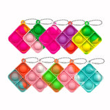 20Pcs Mini Pop Keychain Fidget Toys Bulk for Kids Party Favors