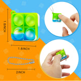20Pcs Mini Pop Keychain Fidget Toys Bulk for Kids Party Favors