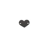 20Pcs Stainless Steel Heart Charms for DIY Necklace Bracelets