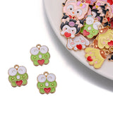 20Pcs Cartoon Animal Pendant Charms for DIY Jewelry Making