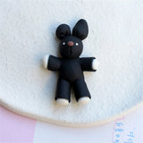20Pcs Mix Cartoon Resin DIY Accessories Bear Rabbit Flower Love Heart Patch