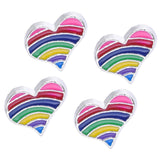 20Pcs Heart Love Floating Charms Letter Family Pendant For Locket Necklaces