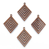 20Pcs Walnut Wood Teardrop Leaf Charms for DIY Jewelry Making