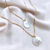 20Pcs Shell Round Pendants 20mm Charm For Jewelry Making