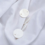 20Pcs Shell Round Pendants 20mm Charm For Jewelry Making
