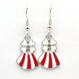 20Pcs Noble Skirt Charms Enamel Pendants for Jewelry Making