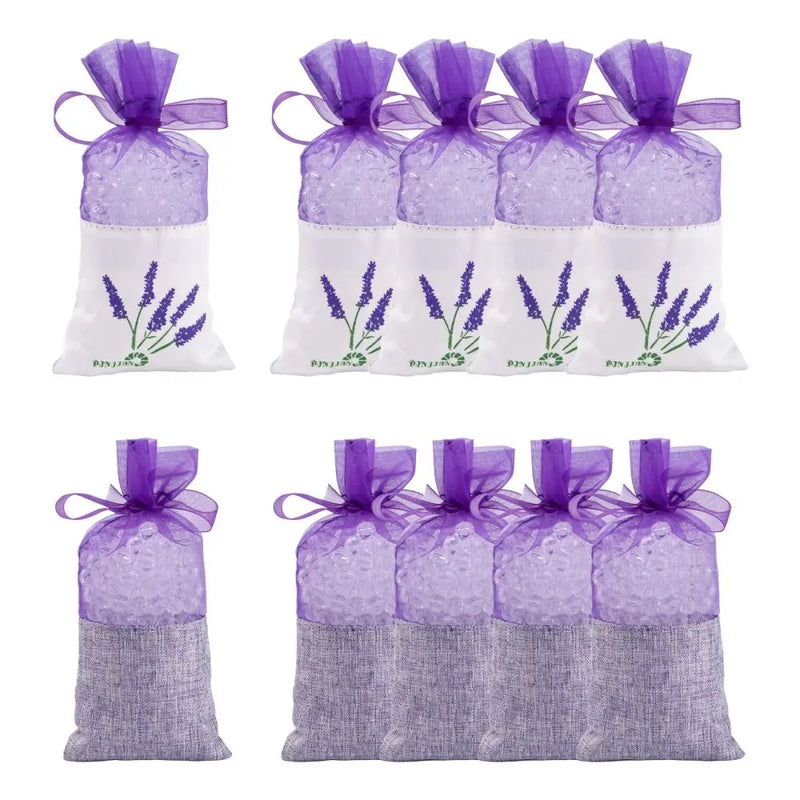 20Pcs Organza Bags Lavender Sachet Empty Bag Mesh with Ribbon Jewelry Pouches