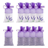 20Pcs Organza Bags Lavender Sachet Empty Bag Mesh with Ribbon Jewelry Pouches