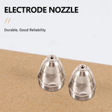 20Pcs P80 Plasma Cutting Torch Consumable 80A Tip Electrode Nozzle
