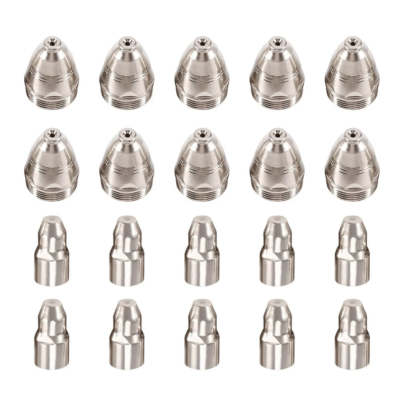 20Pcs P80 Plasma Cutting Torch Consumable 80A Tip Electrode Nozzle