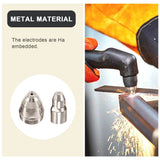20Pcs P80 Plasma Cutting Torch Consumable 80A Tip Electrode Nozzle