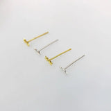 20Pcs/Pack 925 Sterling Silver Double Star Nose Stud Piercing Nose Jewelry