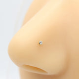 20Pcs 925 Sterling Silver Nose Studs Body Piercing Jewelry