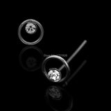 20Pcs/Pack 925 Sterling Silver Nose Pin Nose Studs Body Piercing Jewelry