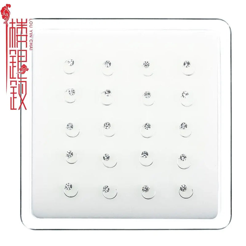 20Pcs/Pack 925 Sterling Silver Nose Pin Nose Studs Body Piercing Jewelry