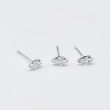 20Pcs 925 Sterling Silver CZ Nose Stud Rings 22G Piercing Jewelry for Women