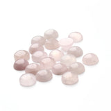 20Pcs Rose Quartz Cabochons Semi-precious Stone Beads DIY Jewelry Making 4-25mm