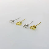 20Pcs Skull 925 Sterling Silver Nose Studs Nose Piercing Jewelry